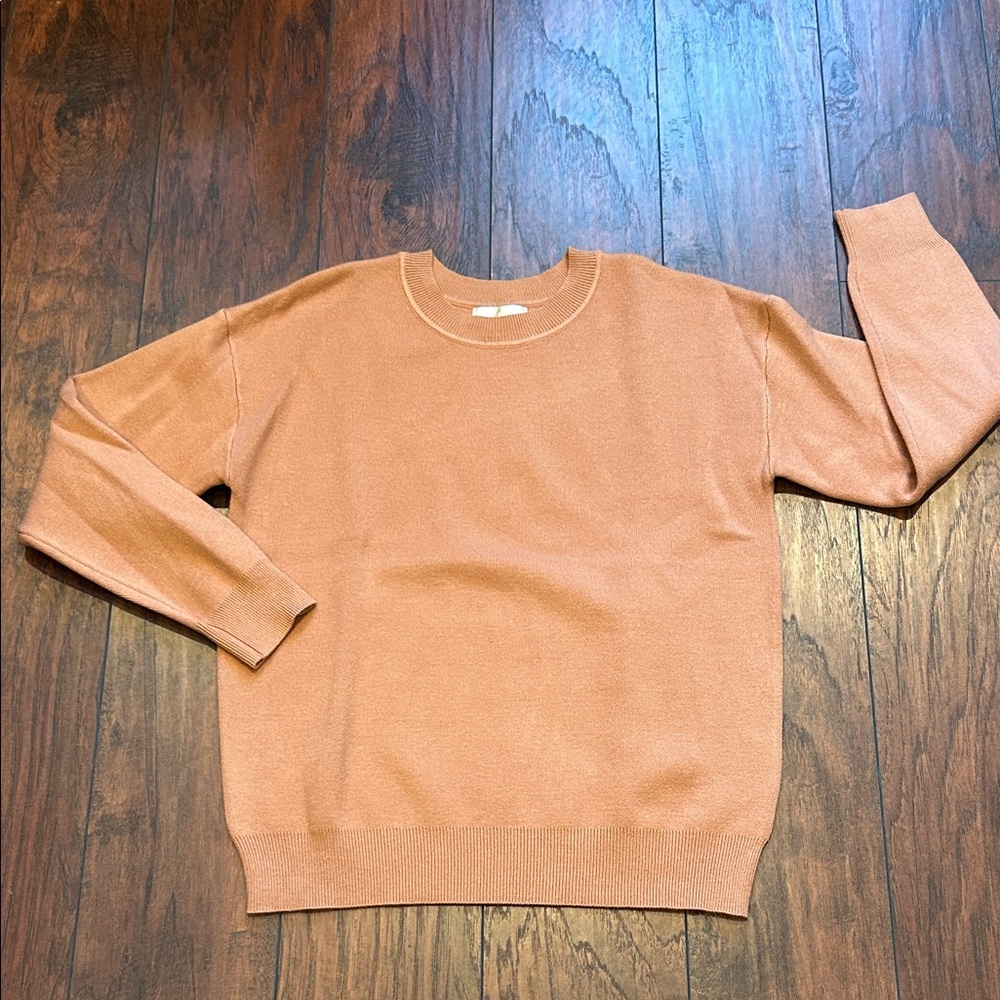 Be Cool Rust Sweater small